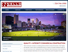 Tablet Screenshot of nelloconstruction.com